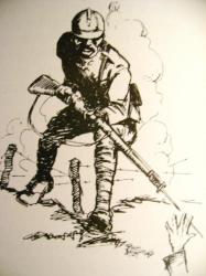 Soldat Africain Americain WWI