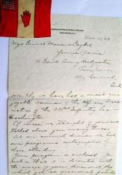 Lettre de Perry L. Miles